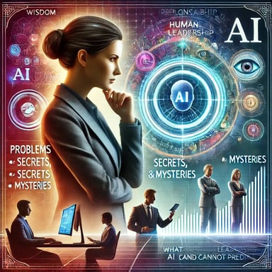 DALL·E 2025-02-11 19.44.34 - A balanced, futuristic square-format illustration highlighting the role of human leadership in AI decision-making. The second image features a profess